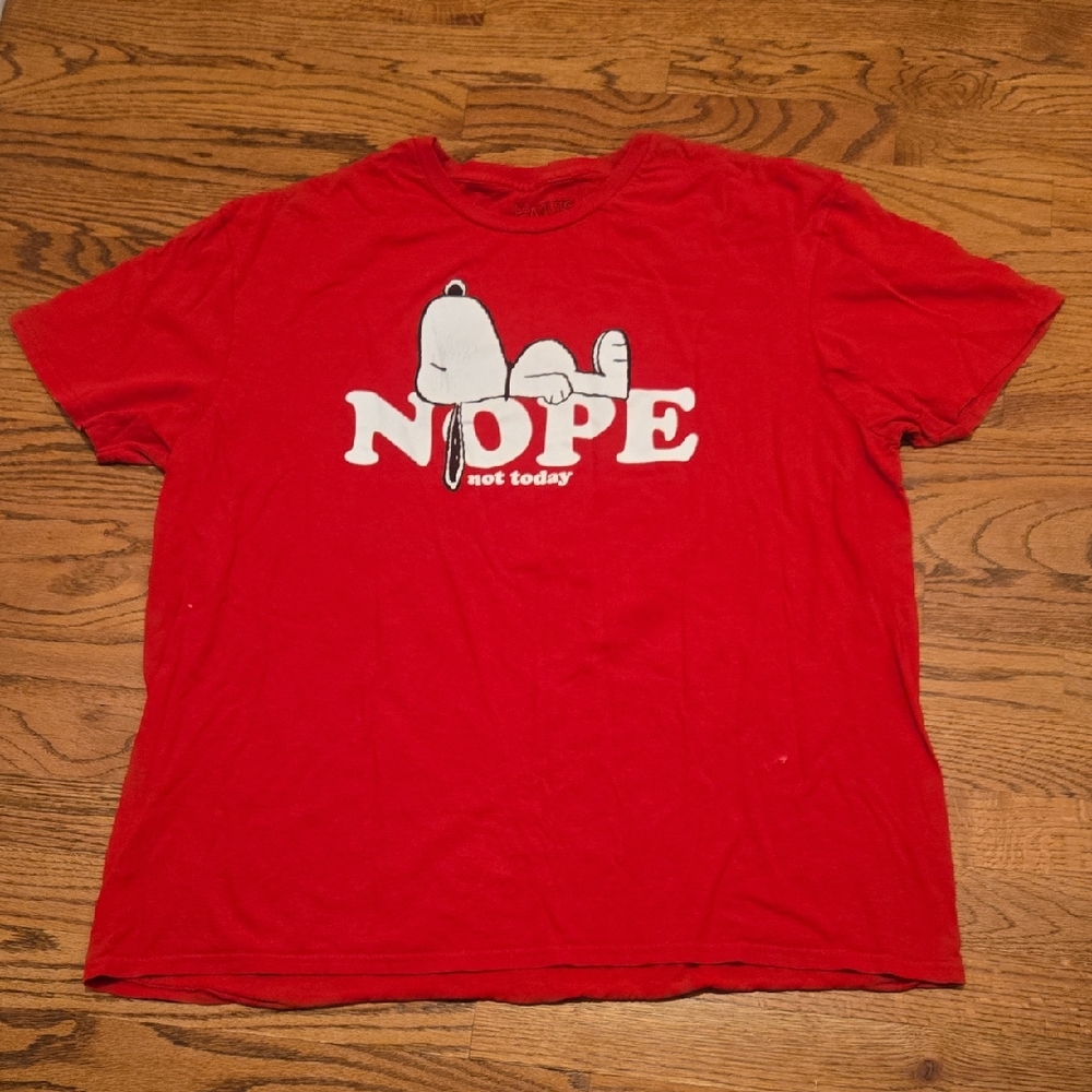 Peanuts Red Snoopy 'Nope' Kids T-Shirt